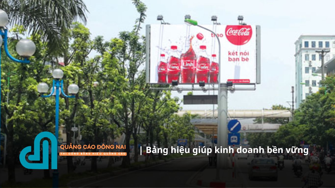 Bảng hiệu kinh doanh bền vững