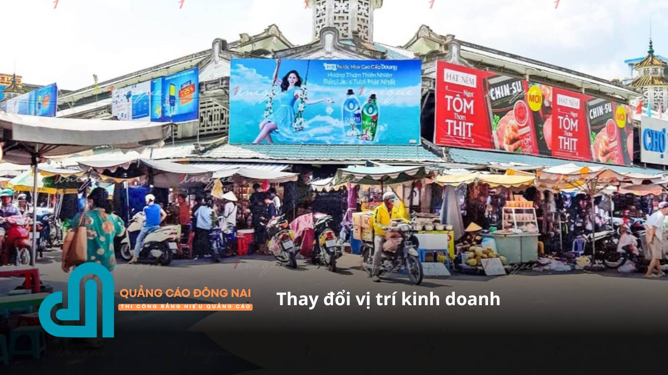 Thay đổi vị trí kinh doanh