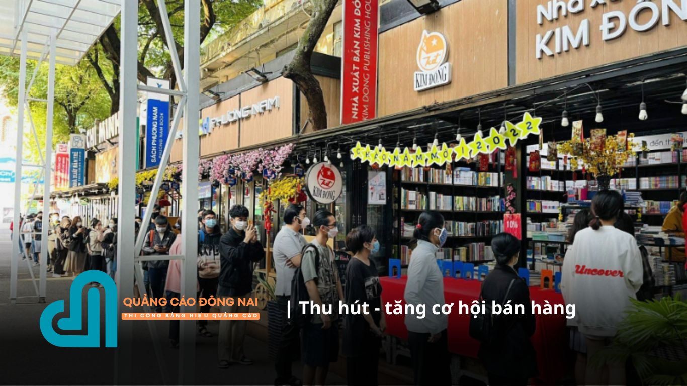Bảng hiệu - Tăng cơ hội bán hàng