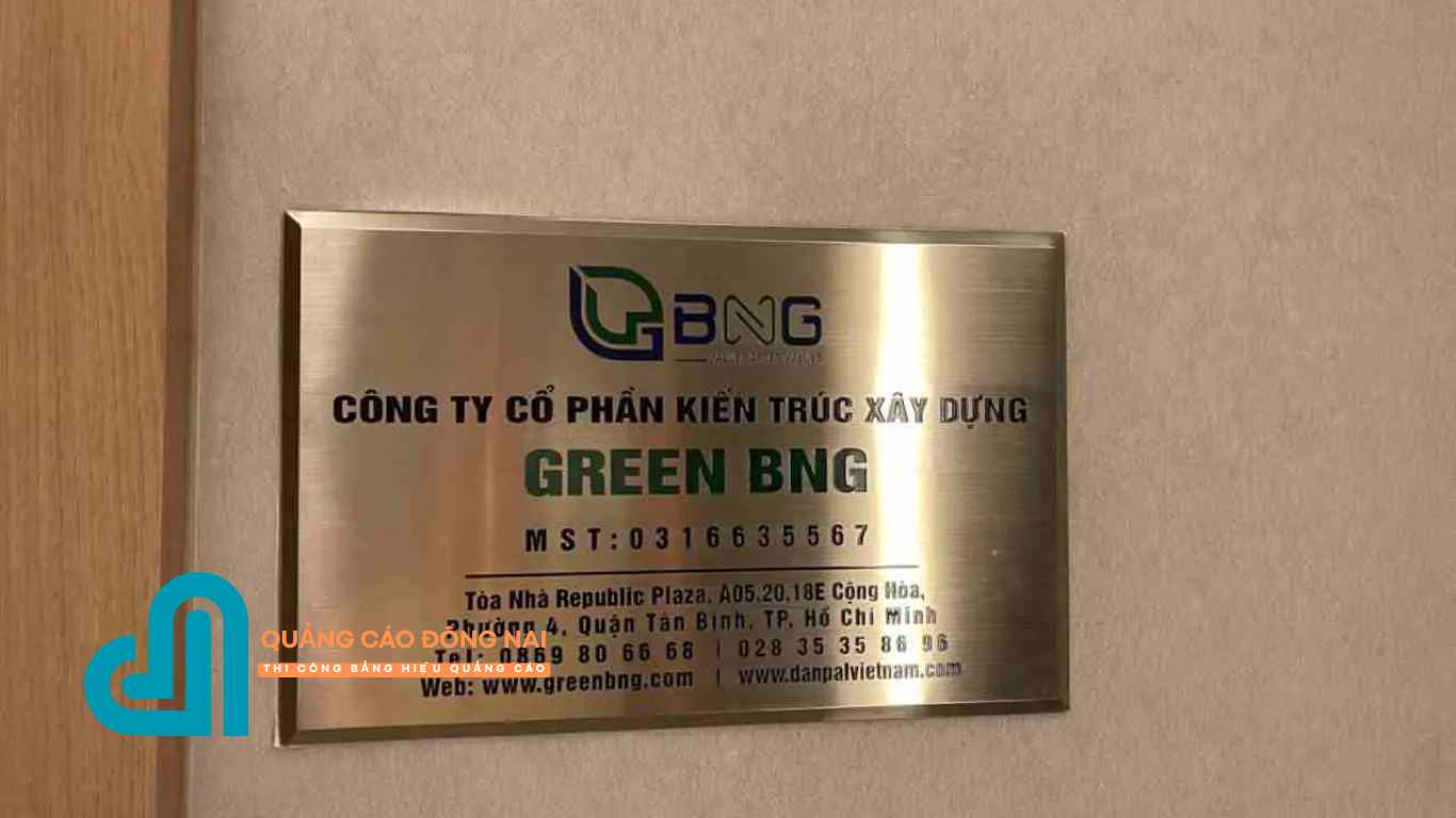 Câu hỏi thường gặp khi làm bảng tên công ty inox tại Đồng Nai
