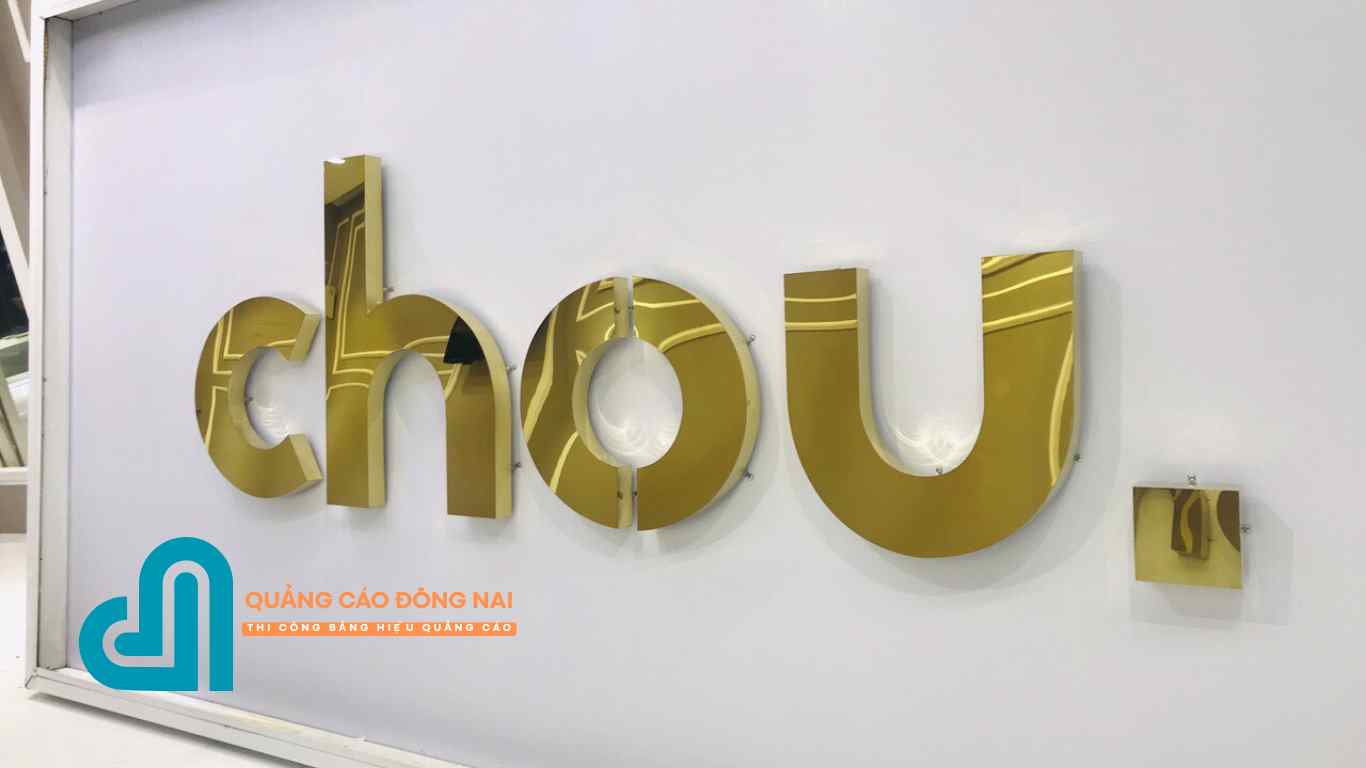 Lời khuyên khi chọn bảng hiệu inox chữ nổi