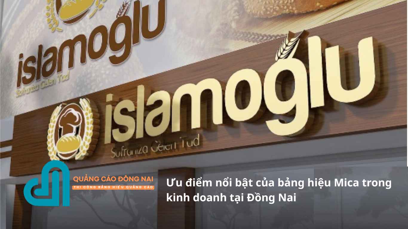 Ưu điểm nổi bật của bảng hiệu Mica trong kinh doanh tại Đồng Nai
