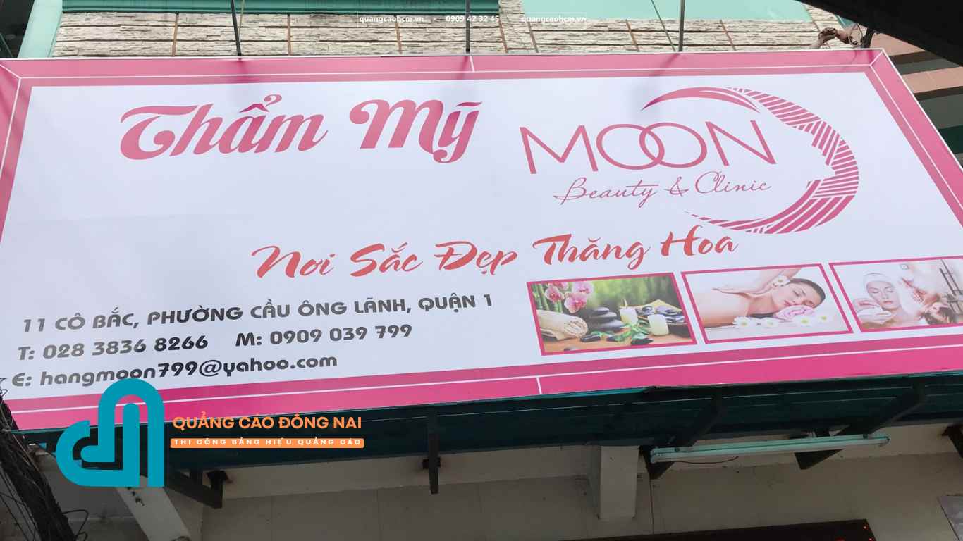 Cấu tạo bảng hiệu Hiflex khung sắt
